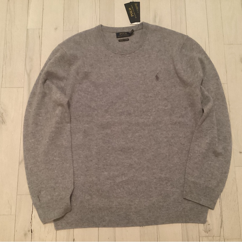 Brand New  Polo  Washable Cashmere Crewneck Sweater